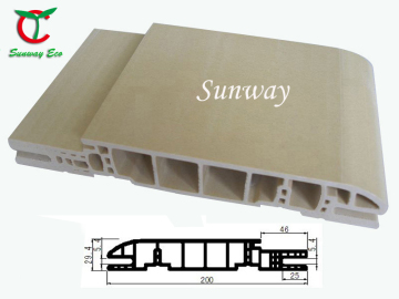 Wood Plastic Composite B type door frame(TCF-200B)