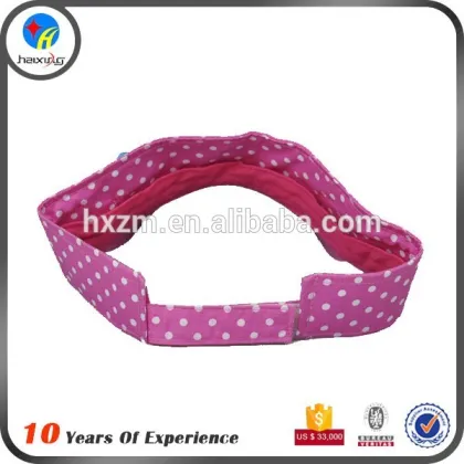 custom kids little girl sun visor caps