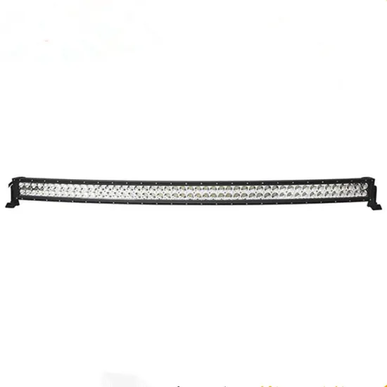 Super bright 50 inche IP67 288W 12v black dual row curved led light bar