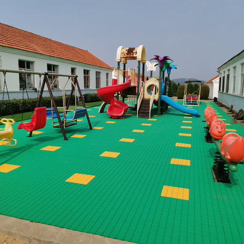 Superfície de playground segura para escolas