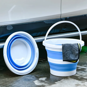 Cubo de plástico portátil de alta calidad de 15L - Perfecto para la pesca y el uso de la playa