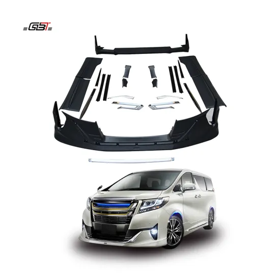 GBT Factory Alphard Upgrade AERO Model Bodykit for 2015-2018 Alphard anh30 Exterior Bumper Lips