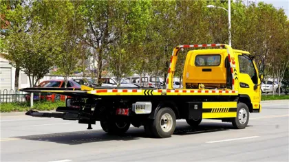 Hot Selling JAC 4*2 LHD Flatbed Wrecker Towing Truck