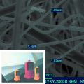 Medios filtrantes compuestos de fibra de vidrio para filtración de aceite / líquido