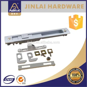 Double window glass sliding metal slide latch lock