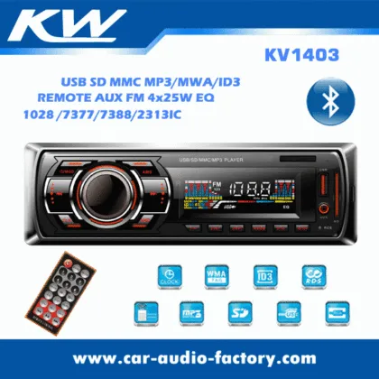 Fixed Panel Car MP3 with FM Radio