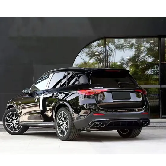 GLC43 Design Rear Diffuser with Gloss Black Silver Exhaust Pipe for Mercedes Benz GLC CLASS X254 2024