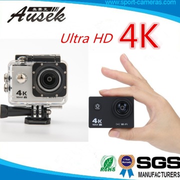 ultra hd 4k action camera 720p 120fps 16 Mp wifi waterproof wireless hidden yi action camera 1080p 60fps
