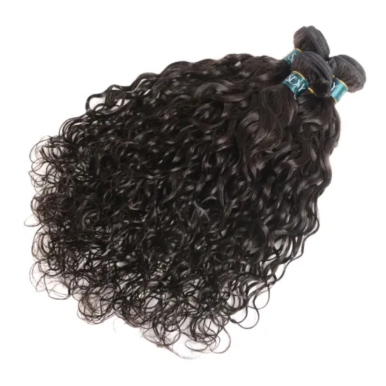 Factory Price 10A Water Wave Bundle Brazilian Cuticle Aligned Hair Bundles Extension For Black Women Human Hair