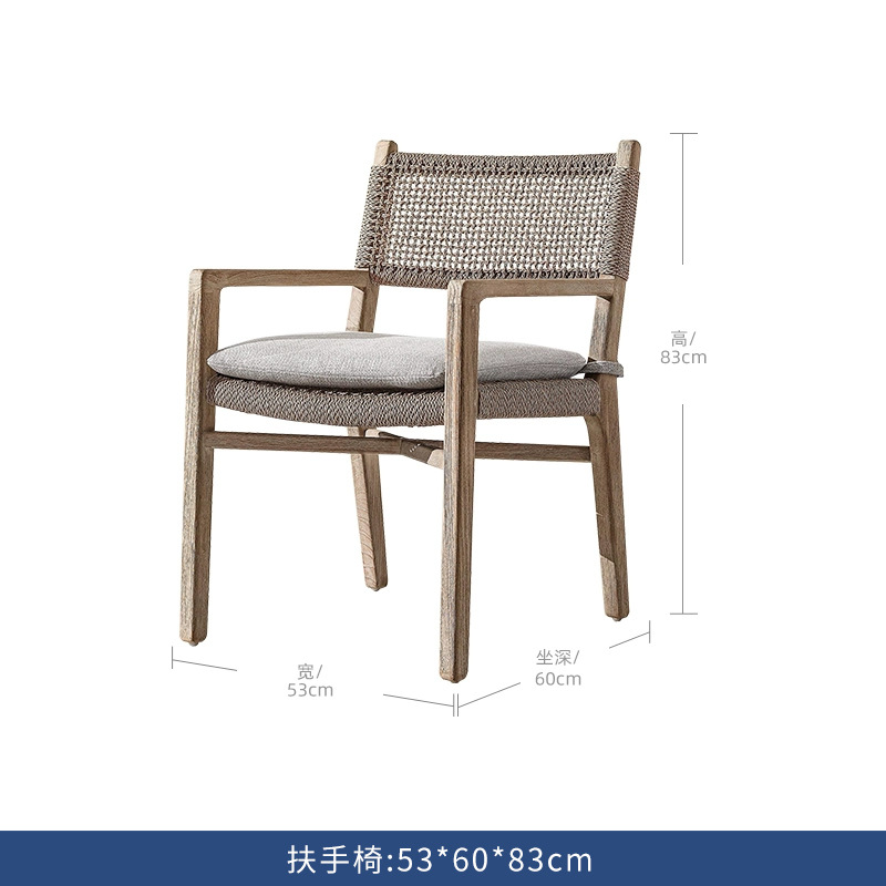 teak wood dining table and chairs 2