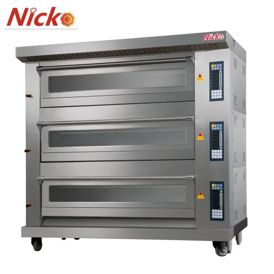 Bakery Equipment Electric 3 Deck Baking Oven
