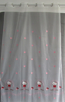 Hot Sale Window Embroidery Sheer Curtain