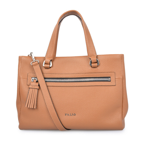 Sacoche pour ordinateur portable pour femme, en cuir pleine fleur