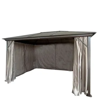 High Quality Outdoor Hard Top Aluminum Steel Barbecue Pavilion