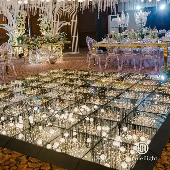 Romance Wedding Party Stage Light DJ 3D Starry Dance Floor Tiles