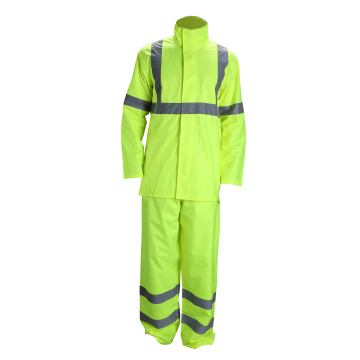 Jaket Reflektif Pakaian Pengaman Jas hujan tipe R HIVIS