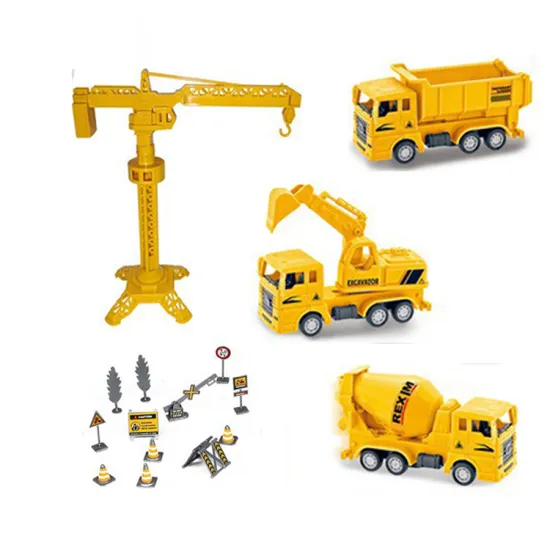 3-Piece Promotion Set: Pull-Back Car & Engineering Truck Toys under $1