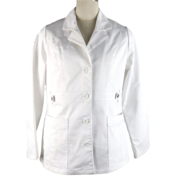 Customized Fit Button Down Workwear: White Hospital Scrub, Lab Coat by Jonathan Uniform Classic