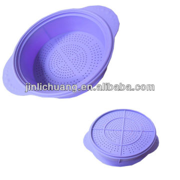 3 tier steamer set with silicone rubber material