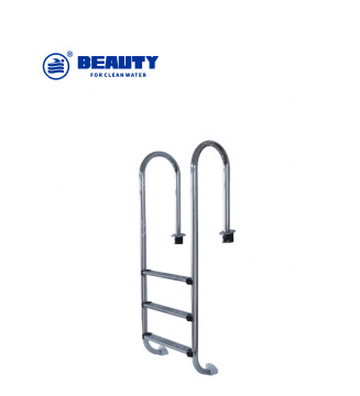 Stainless Swimming Pool Ladder with 3 Plastic Steps