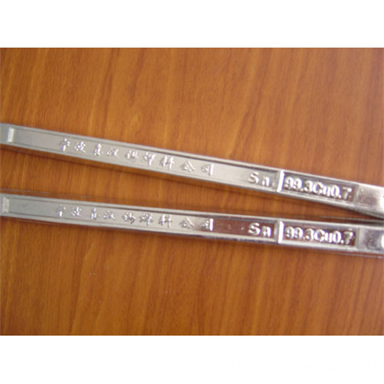 Silver Copper Tin Alloy Solder Bar 25kg/Box