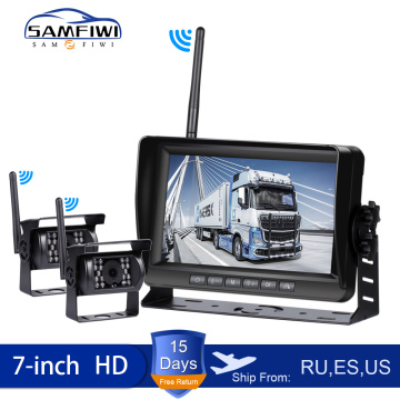 7 inch wireless car monitor screen reverse Vehicle monitors reversing camera screen for car monitor for auto Truck RV