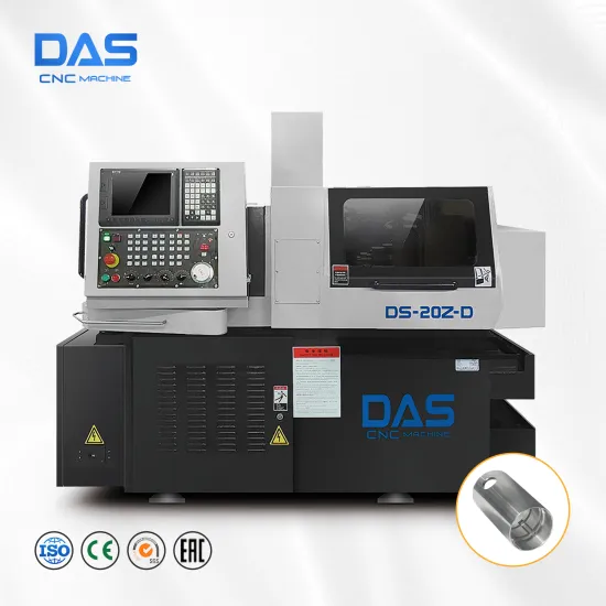 Popular Double-Spindle Swiss CNC Lathe Machine for Hydraulic Hose Crimping, Milling, and Turning of Metal Parts
