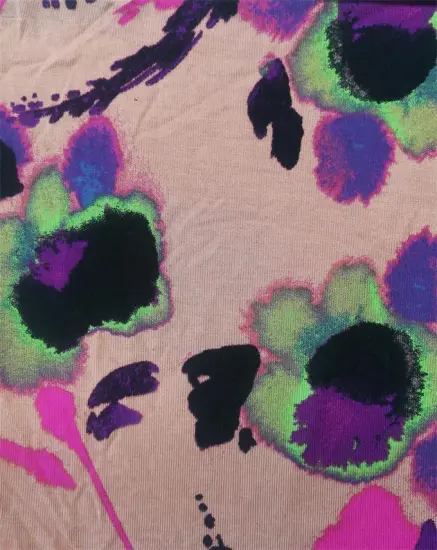 Siro Compact Rayon Span Print Jersey