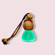 Soporte de vidrio iridiscente colgante 6 ml