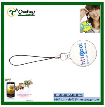 metal cell phone strap&strap chain cell phone