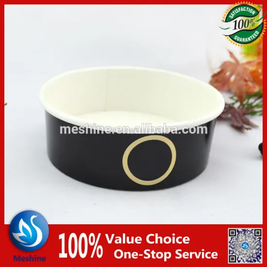 Chinese take away disposable round salad box