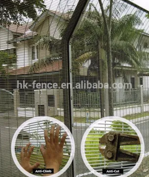 high security PVC coated 358 anti-climb fence