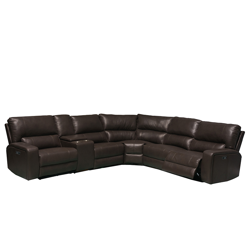 Waterproof And Comfortable Large Leather Corner Sofa