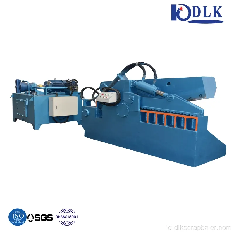 Mesin geser geser hidrolik geser logam bekas buaya