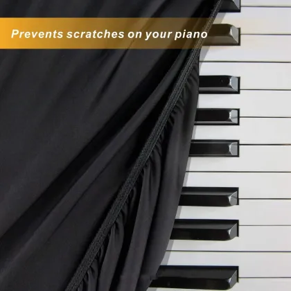 Custom Size LOGO Piano Cover - Professional Manufacturer Waterproof Stretchy Dust Cover