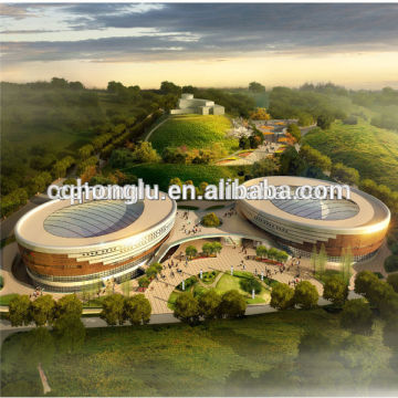 China Honglu Light Steel Structure Stadium Building