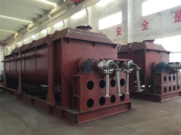 factory vacuum sludge hollow paddle dryer