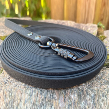 PVC Coated Polyester Dog Hiking Leash - 20+ Color Options