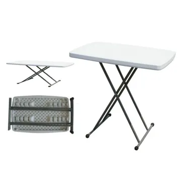 Adjustable Height Stackable Plastic Table: Perfect for Child Use as a Writing and Reading Desk