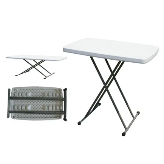 Adjustable Height Stackable Plastic Table: Perfect for Child Use as a Writing and Reading Desk