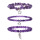 New Arrival 3Pcs a Set Gemstone Round beads Stretch Bracelet Natural Stone Chips Bracelets