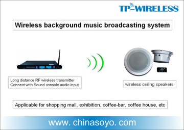 2.4GHz RF Hifi Wireless Ceiling Speaker for Background Music