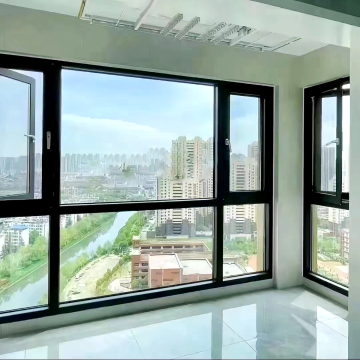 Aluminum Broken Bridge System Casement Window Thermal Break Window