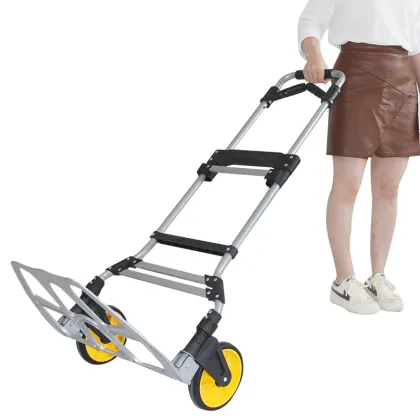 Wholesale Heavy Duty Stair Climbing Cart: 150KG Capacity Hand Truck with Bungee Cord and Foldable Design for Upstairs Cargo Transport