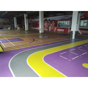 Pavimenti sportivi in ​​PVC Pavimenti in vinile colorato