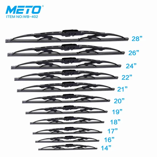 Metal Frame Wiper Blades for Cars