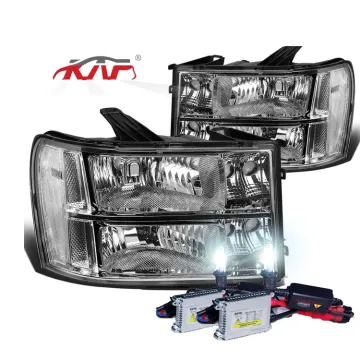 High Performance Chrome White Headlights GM2503283 for GMC YUKON 2007-2013
