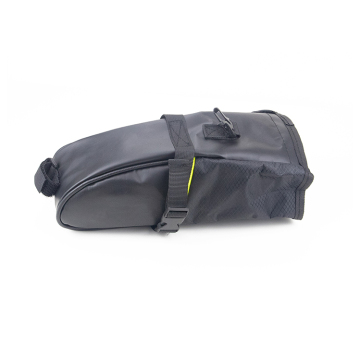 ZUKKA Bike Seat Bag - Black Bicycle Saddle Bag for Mountain and Road Bikes