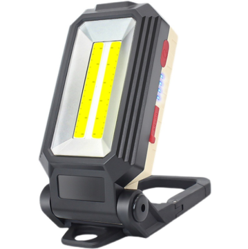 Adjustable Brightness Outdoor Hook Lamp: Rechargeable, Multi-Function, USB Charging, Magnetic Work Light with Bulb Replacement