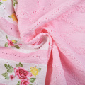 Precioso tejido jacquard arrugado con estampado para damas